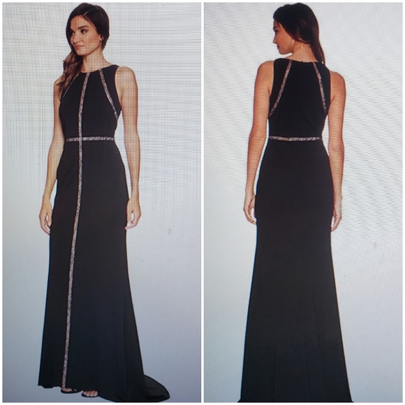 Adrianna Papell Dresses & Skirts - Adrianna Papell Sleeveles Jersey Halter Gown